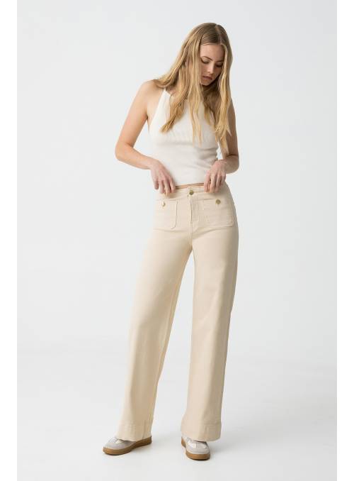 PANTALON SARAH BEIGE TIFFOSI
