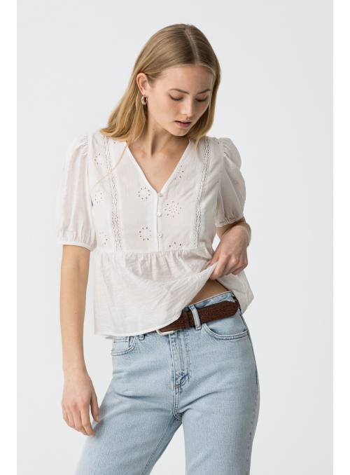BLUSA HAMILTON BLANCA TIFFOSI