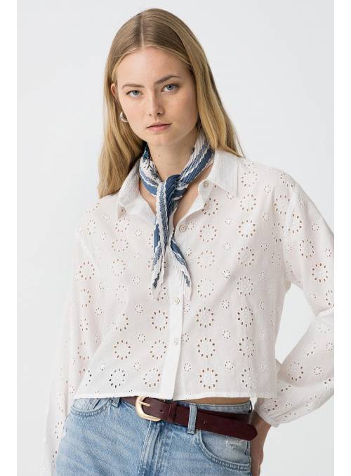 CAMISA MANJERONA BLANCA M/L TIFFOSI