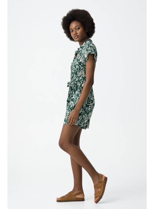 VESTIDO DELILAN VERDE TIFFOSI