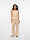 PANTALON MAYA CROCHE BEIG VERO MODA