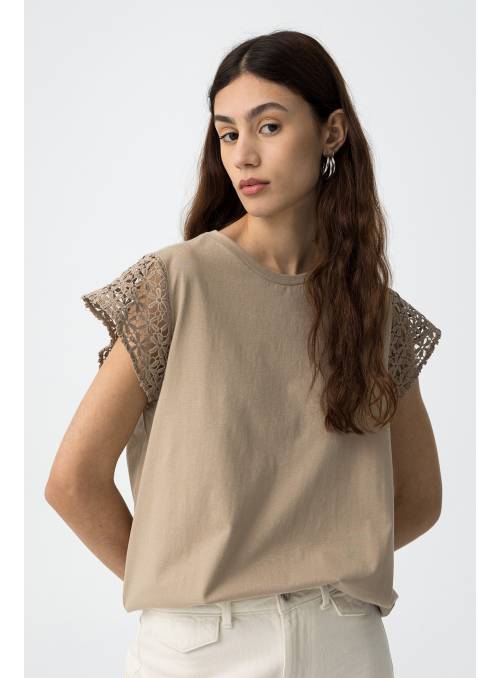 CAMISETA NINA MARRON TIFFOSI