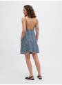 VESTIDO PETRA CUADRO VICHI AZUL JJXX