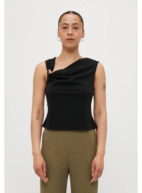 TOP MALLI NEGRO APLIQUE VERO MODA