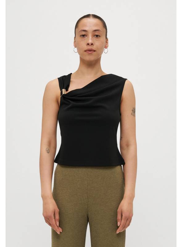 TOP MALLI NEGRO APLIQUE VERO MODA