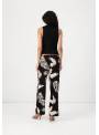 PANTALON EASYU NEGRO ESTAMPADO VERO MODA