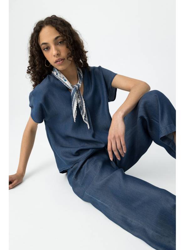 PANTALON FRANCESCA TENCEL TIFFOSI