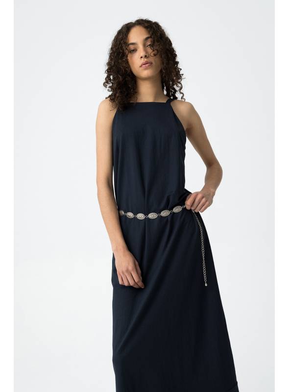 VESTIDO THAIS AZUL MARINO TIFFOSI