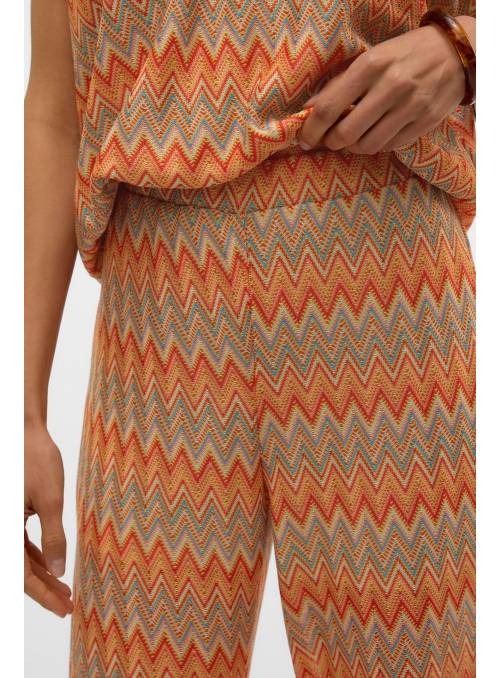 PANTALON DICTE CROCHE NARANJA VERO MODA