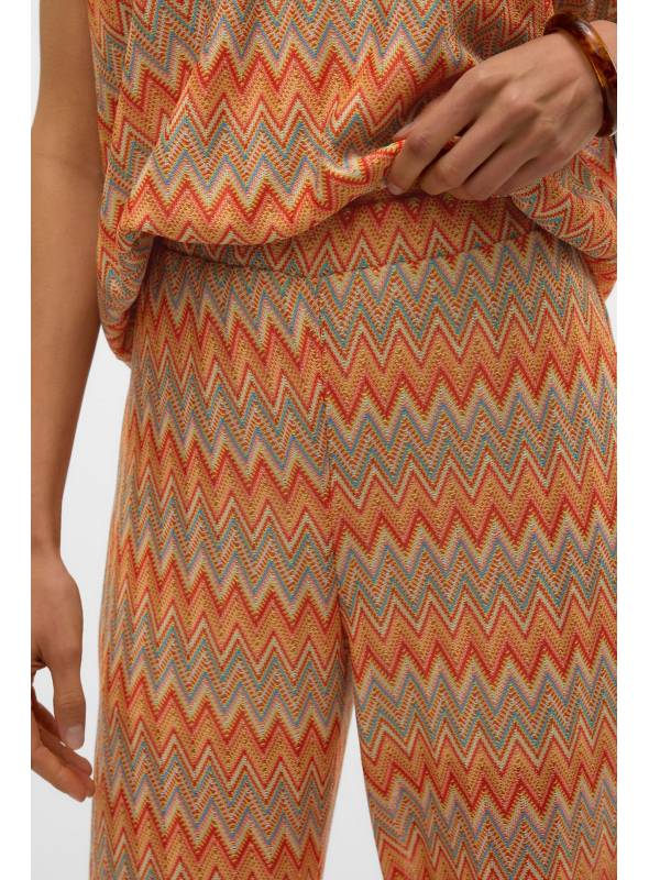PANTALON DICTE CROCHE NARANJA VERO MODA