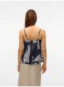 TOP LENCERO JOSIE ESTAMAPO AZUL VERO MODA
