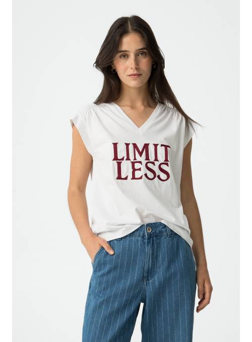 CAMISETA CAMMIE LETRA ROJA TIFFOSI
