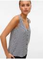 BLUSA BUMPI S/M RAYAS AZUL VERO MODA