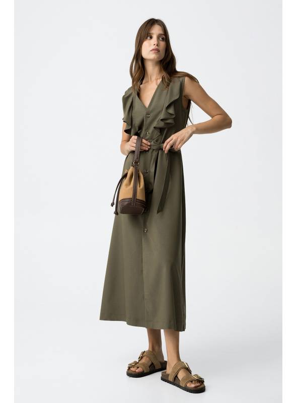 VESTIDO FRAGIL VERDE TIFFOSI