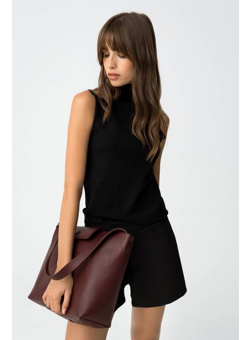 TOP CECELIA NEGRO TIFFOSI