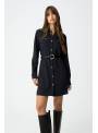 VESTIDO TACHAS CAMISERO TIFFOSI NEGRO