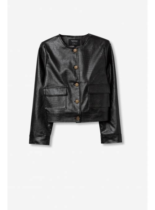 CHAQUETA CROC NEGRA TIFFOSI