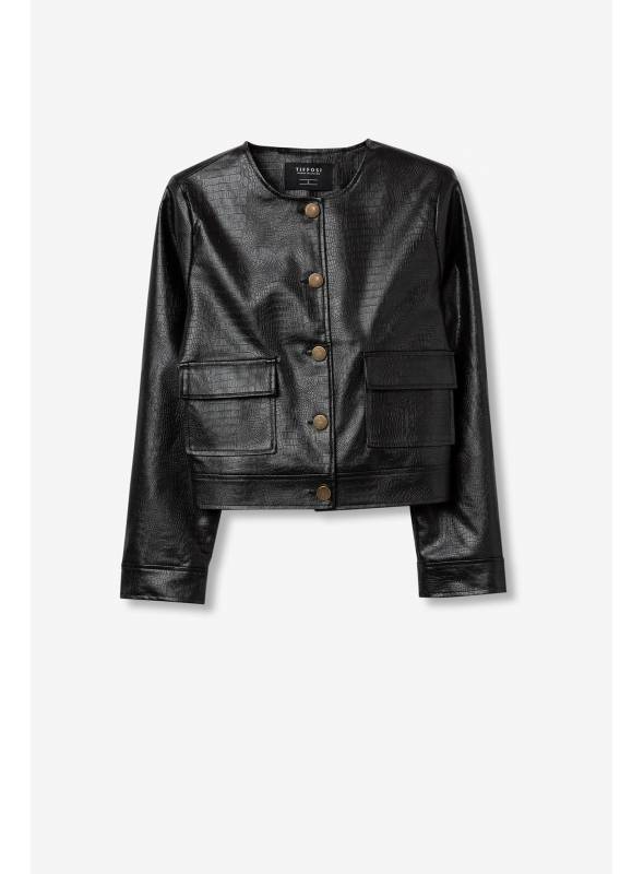 CHAQUETA CROC NEGRA TIFFOSI