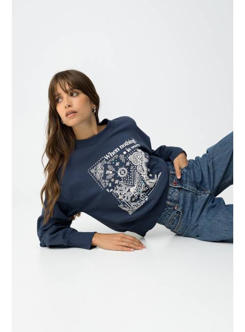 SUDADERA INDIANA AZUL TIFFOSI