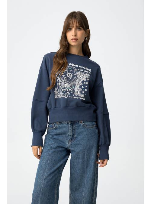 SUDADERA INDIANA AZUL TIFFOSI