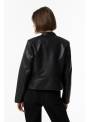 CHAQUETA POLIPIEL NEGRA TIFFOSI