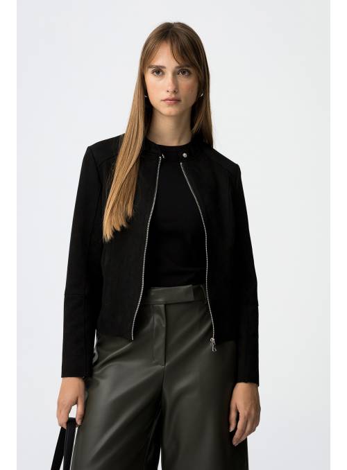 CHAQUETA ANTE NEGRA TIFFOSI