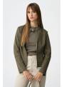 CHAQUETA ANTE VERDE TIFFOSI
