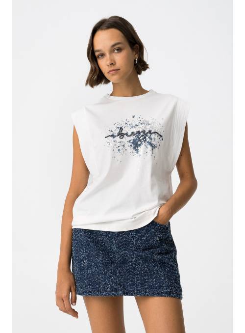 CAMISETA INDIGO BLANCA TIFFOSI