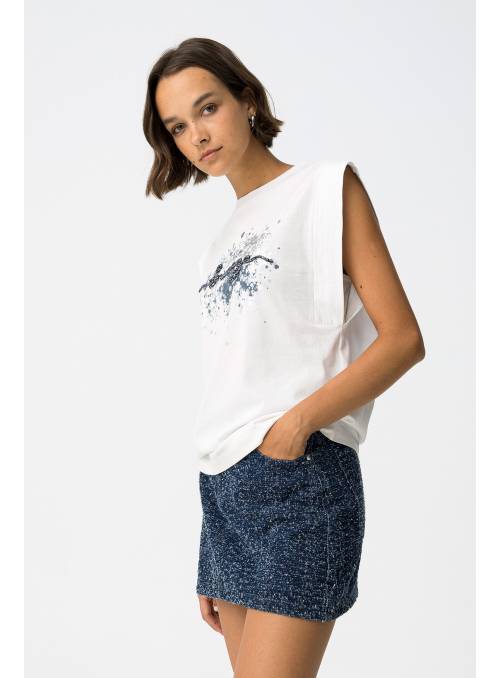 CAMISETA INDIGO BLANCA TIFFOSI