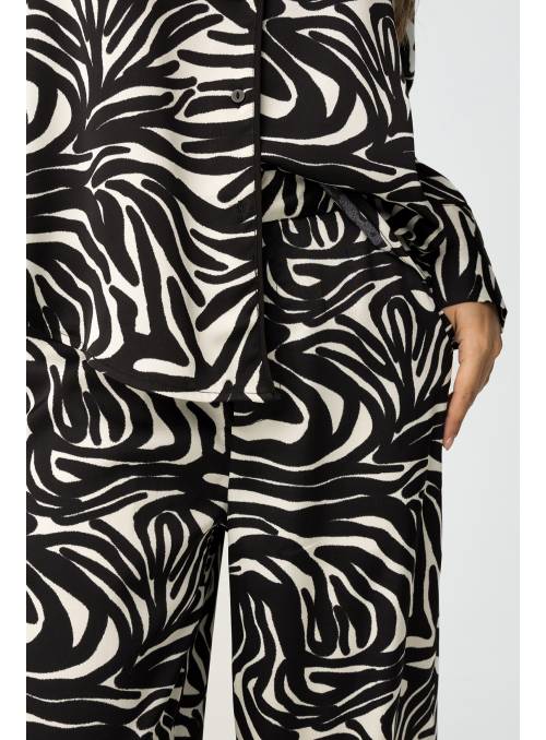 PANTALON CHICA BLANCO Y NEGRO TIFFOSI
