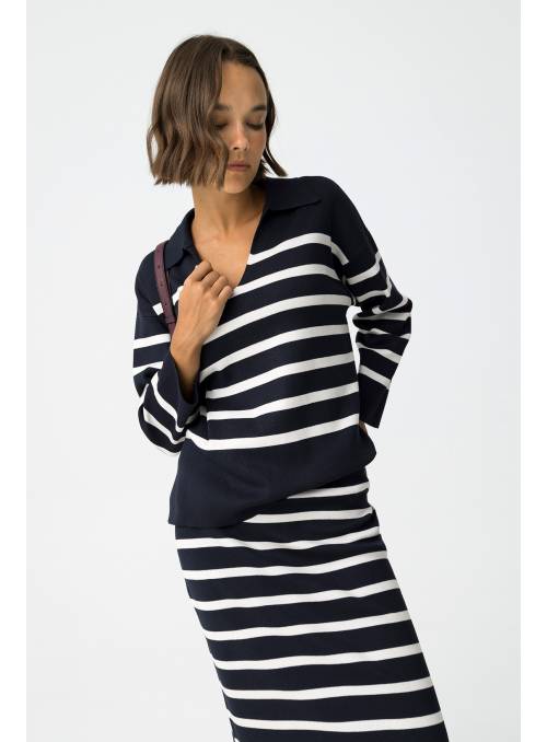 JERSEY AGNESE AZUL RAYAS TIFFOSI