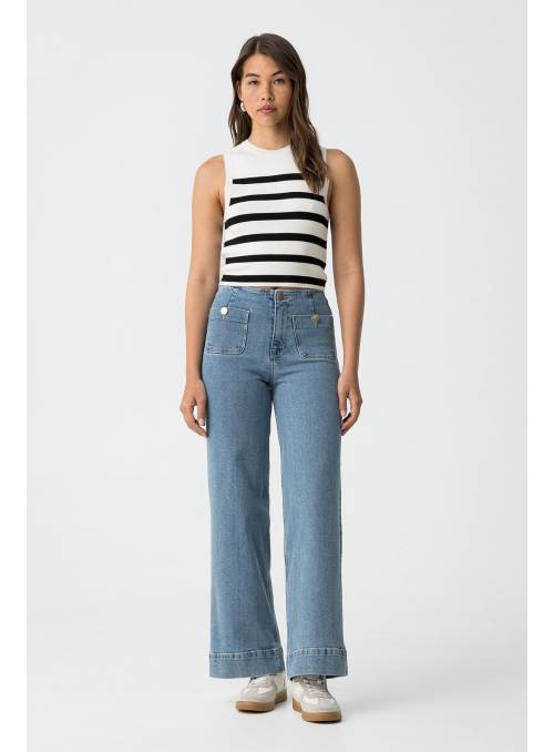 PANTALON SARAH AZUL CLARO TIFFOSI