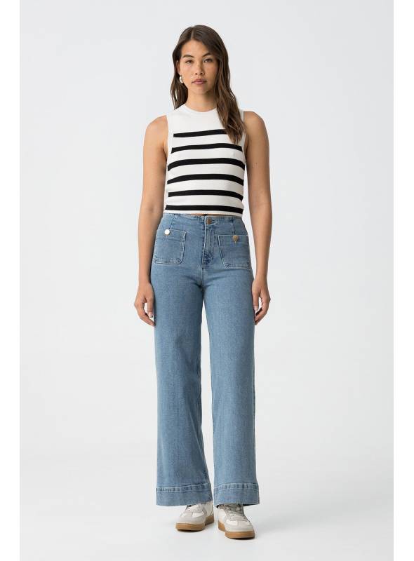 PANTALON SARAH AZUL CLARO TIFFOSI