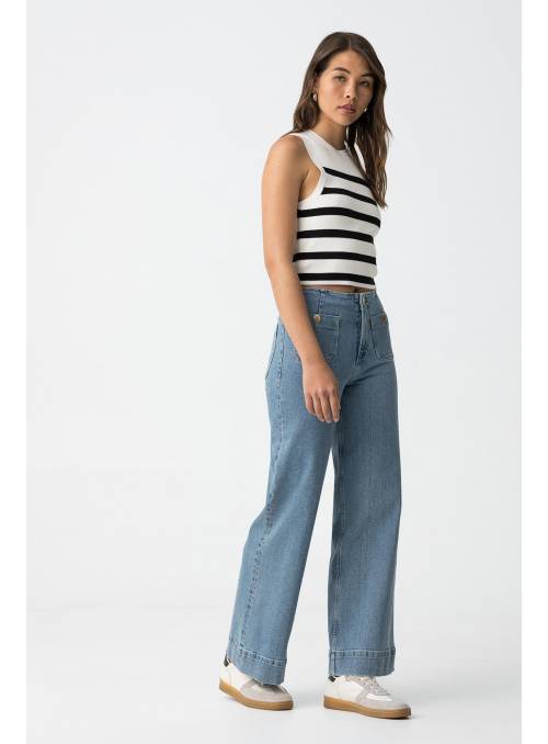 PANTALON SARAH AZUL CLARO TIFFOSI