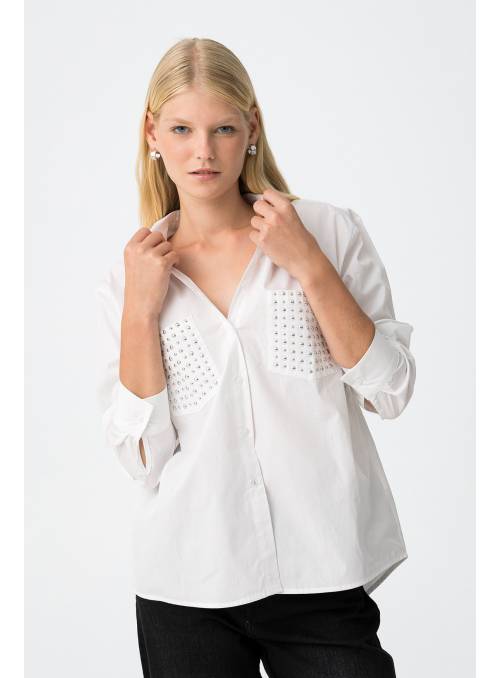 BLUSA MARCELA BLANCA TIFFOSI