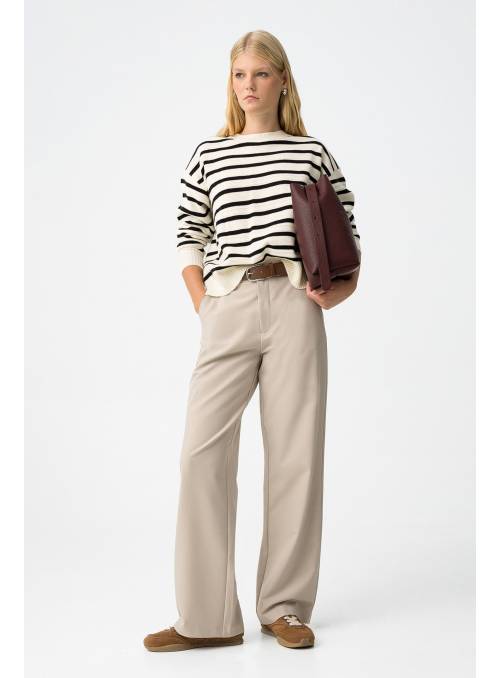PANTALON ELORA BEIG TIFFOSI