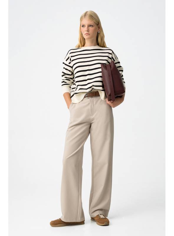 PANTALON ELORA BEIG TIFFOSI