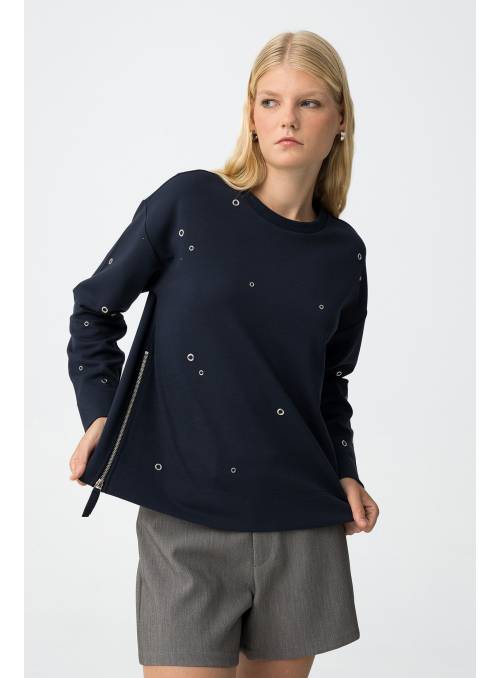 SUDADERA EAST AZUL TIFFOSI