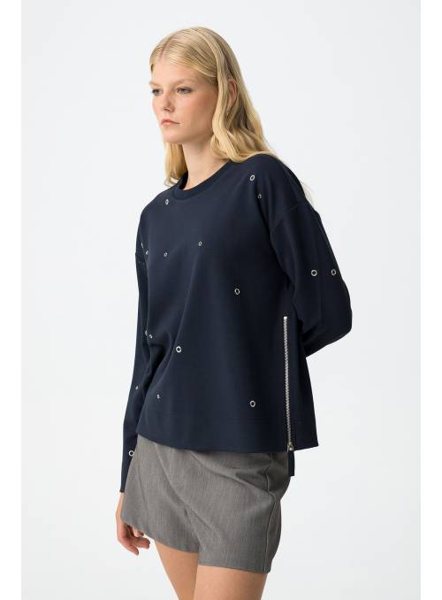 SUDADERA EAST AZUL TIFFOSI