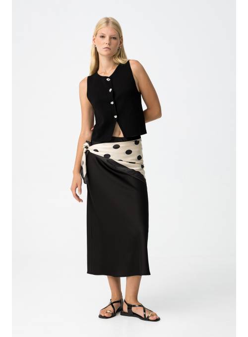 FALDA KANSAS NEGRA TIFFOSI
