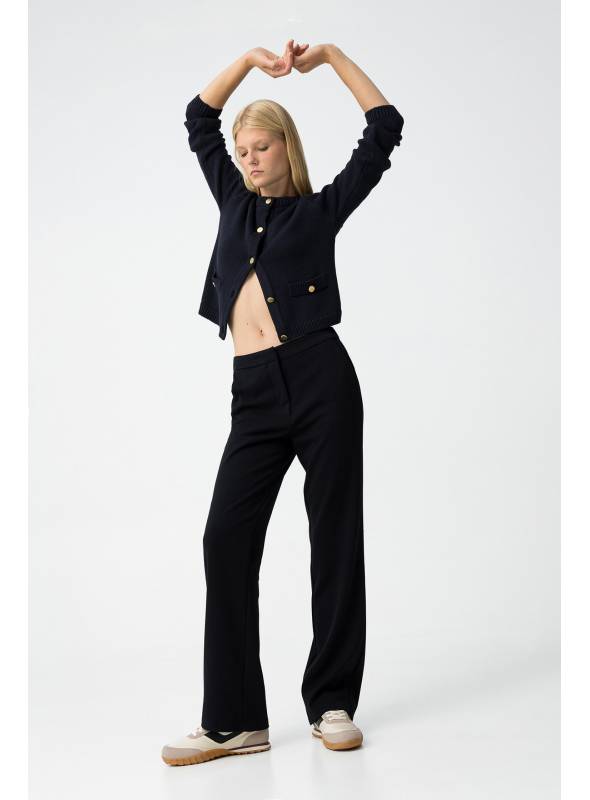 PANTALON VIOLA NEGRO TIFFOSI