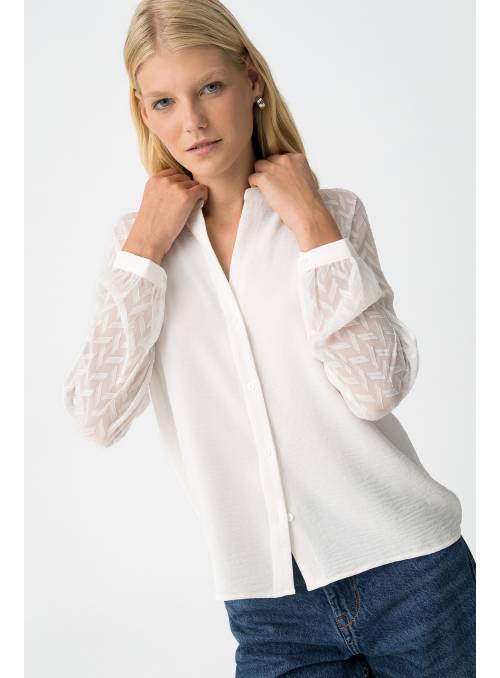 BLUDS PLEAT BLANCA TIFFOSI