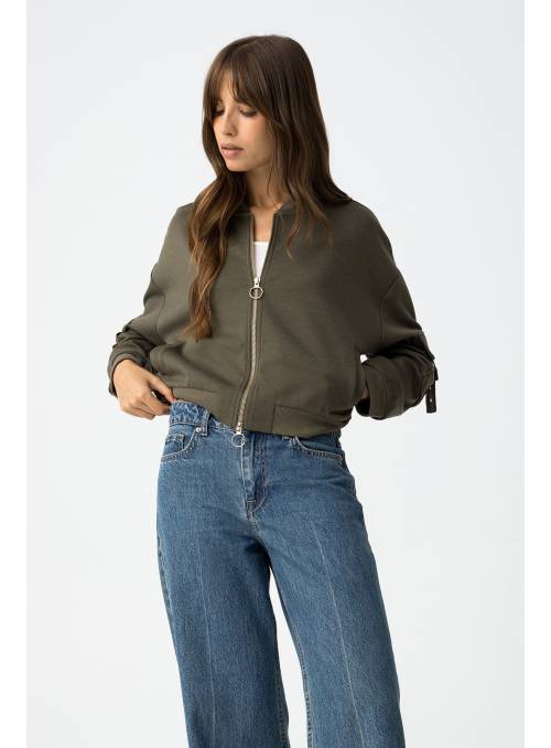 SUDADERA CREMALLERA LAUREN VERDE TIFFOSI