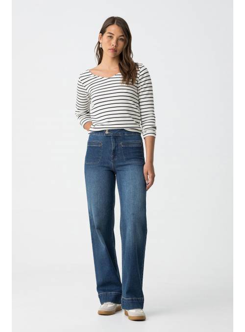 PANTALON OLIVIA AZUL OSCURO TIFFOSI