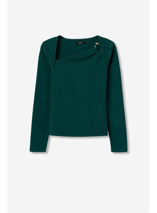TOP BUI VERDE APLIQUE TIFFOSI