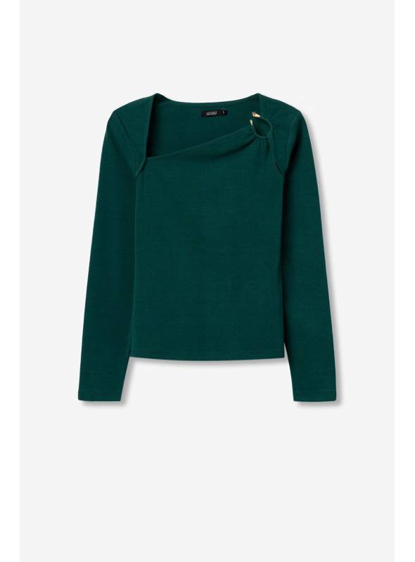 TOP BUI VERDE APLIQUE TIFFOSI