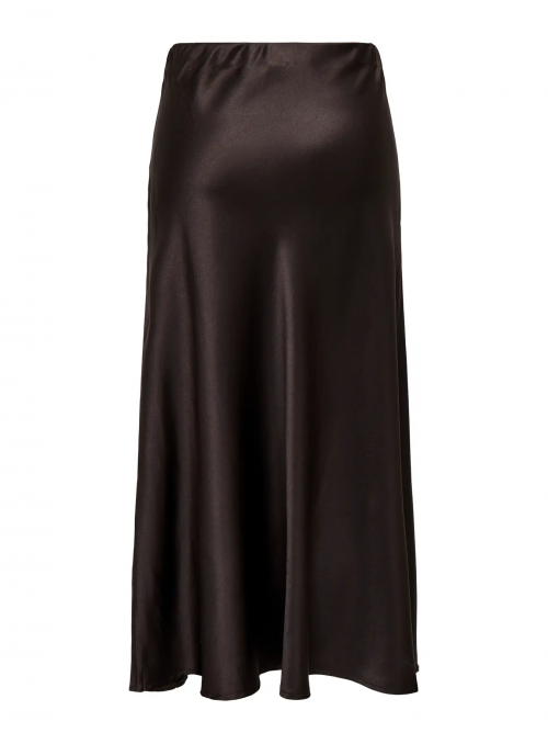 FALDA ELENA CHOCOLATE SATINADA VERO MODA
