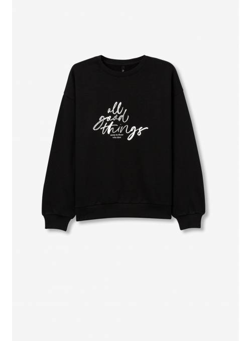 SUDADERA OCEANIC NEGRA TIFFOSI