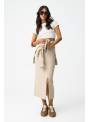 FALDA DE PUNTO KYRI BEIGE TIFFOSI