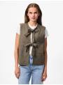 CHALECO LAZO MARRON PIECES